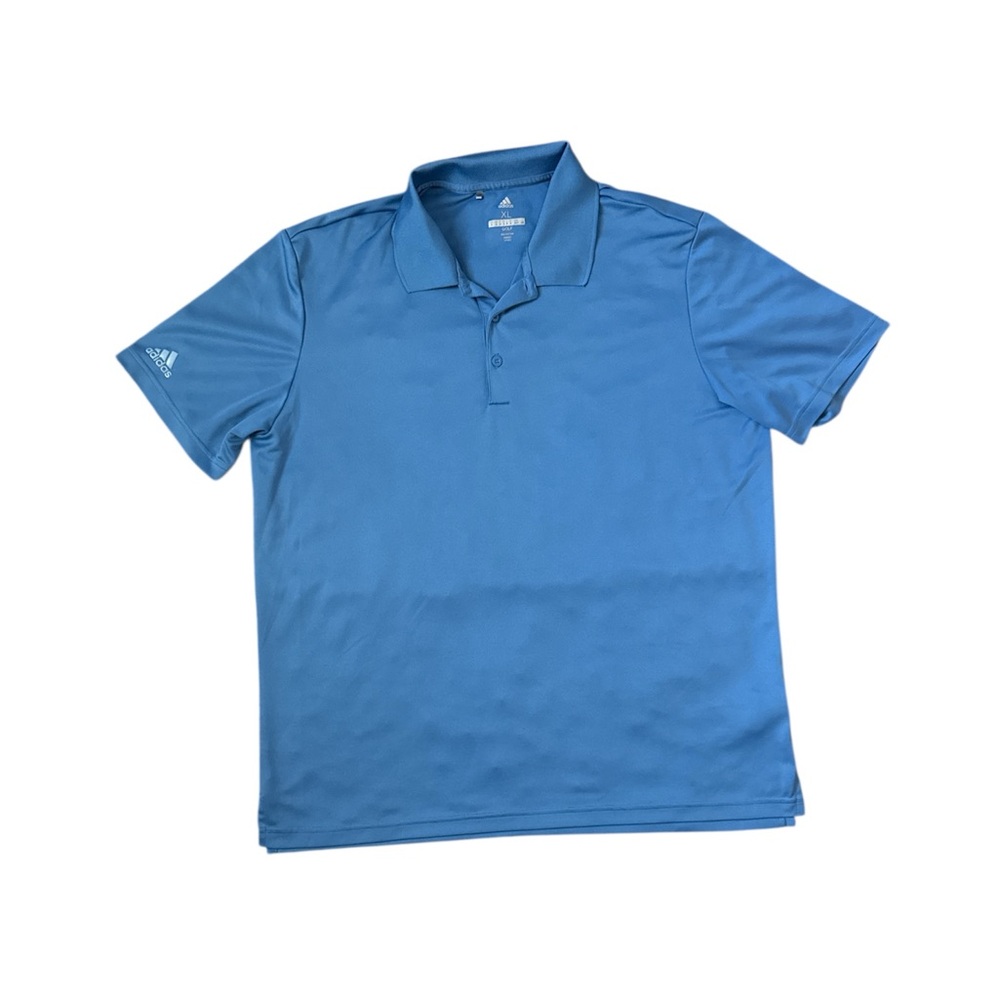 Adidas Men's Golf Blue Polo Shirt